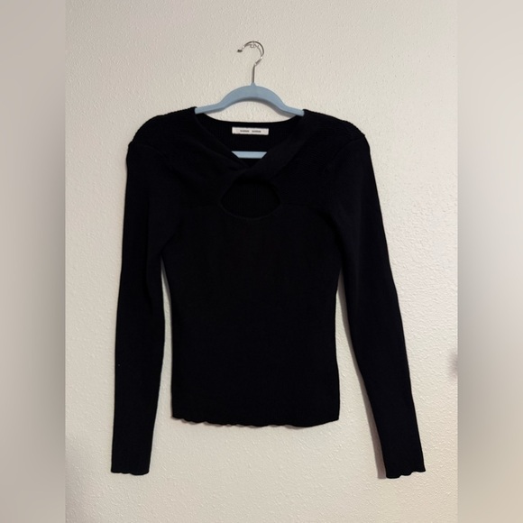 SAMSOE SAMSOE Everly Twist Cut-Out Crewneck Sweater - Picture 2 of 6